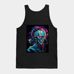 Splash Zombie Girl 6 Tank Top